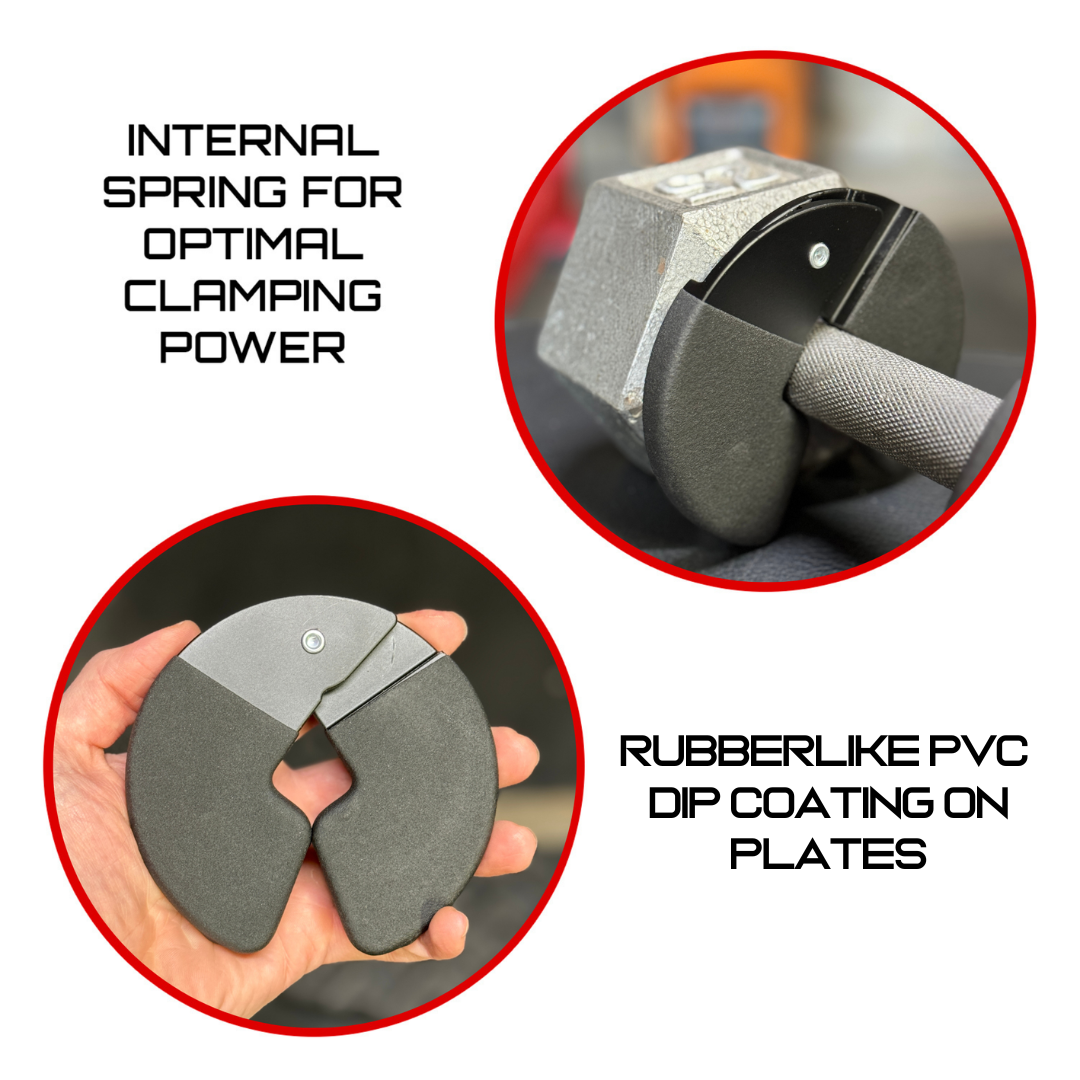 Micro Gainz Double Pack of PVC Dip Coated 1.25LB & 2.5LB Dumbbell Fractional Weight Plates - The Track and Field Store