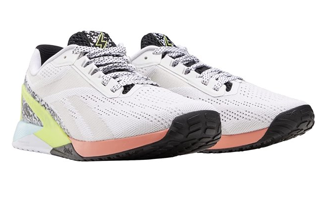 Women's Reebok x Goodr Nano X1 - White/Core Black/Twisted Coral - REEBOK - The Track and Field Store