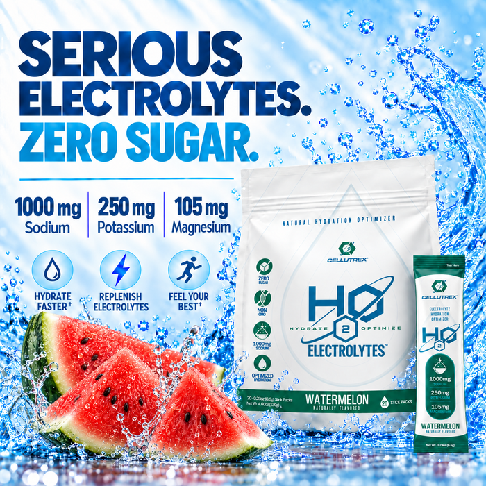 H2O ELECTROLYTESâ„¢ - Watermelon | Zero Sugar Electrolyte Powder