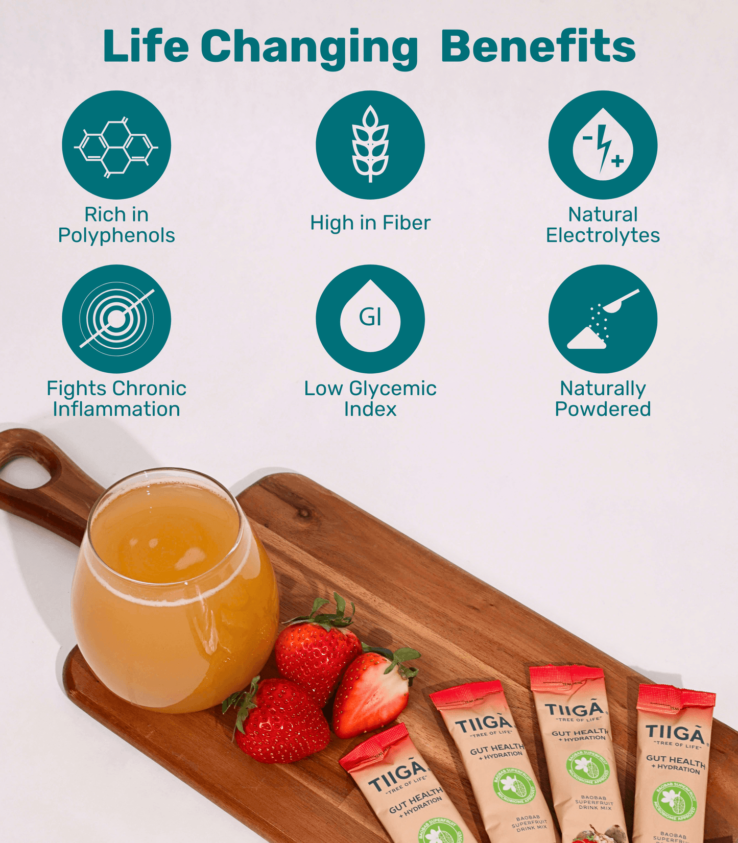 Gut Health + Hydration 30 Serving Tubs - Tiiga - The Track and Field Store