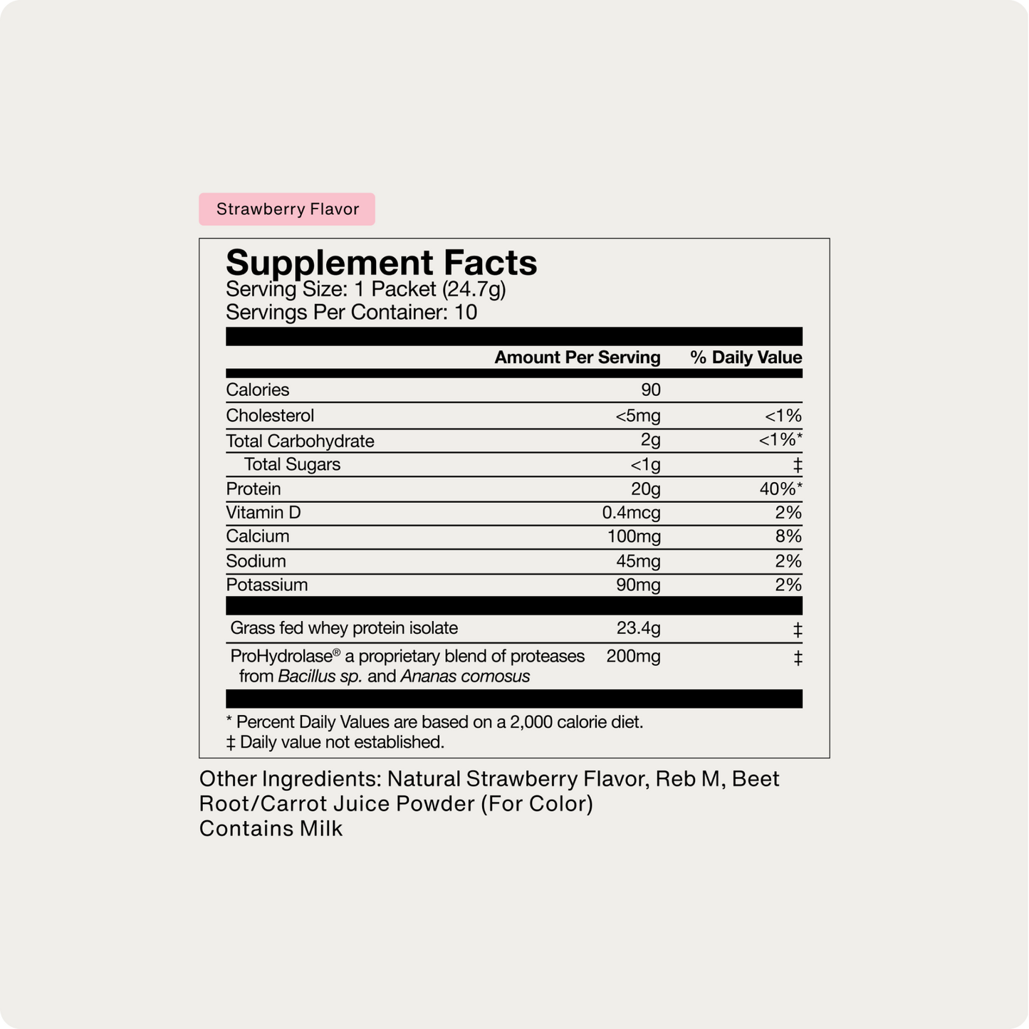 Grass-Fed Whey Protein 10-Travel Packs - Momentous