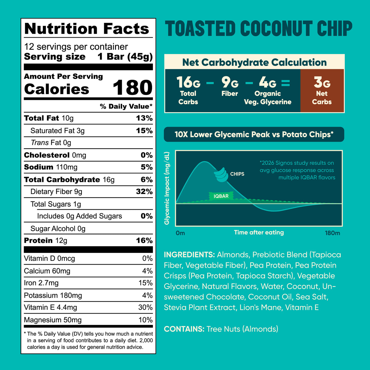 Toasted Coconut Chip (12 Bars)