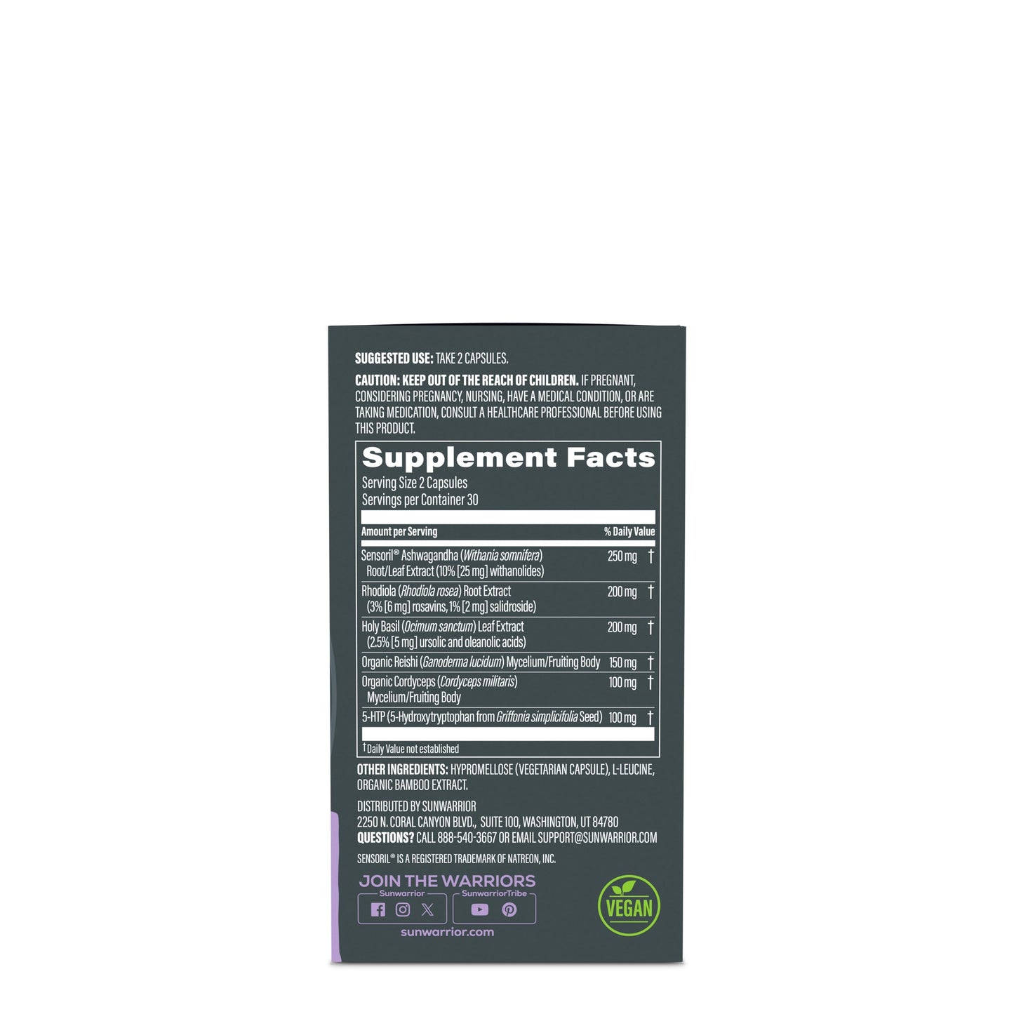 Active Focus and Balance Capsules - SUNWARRIOR