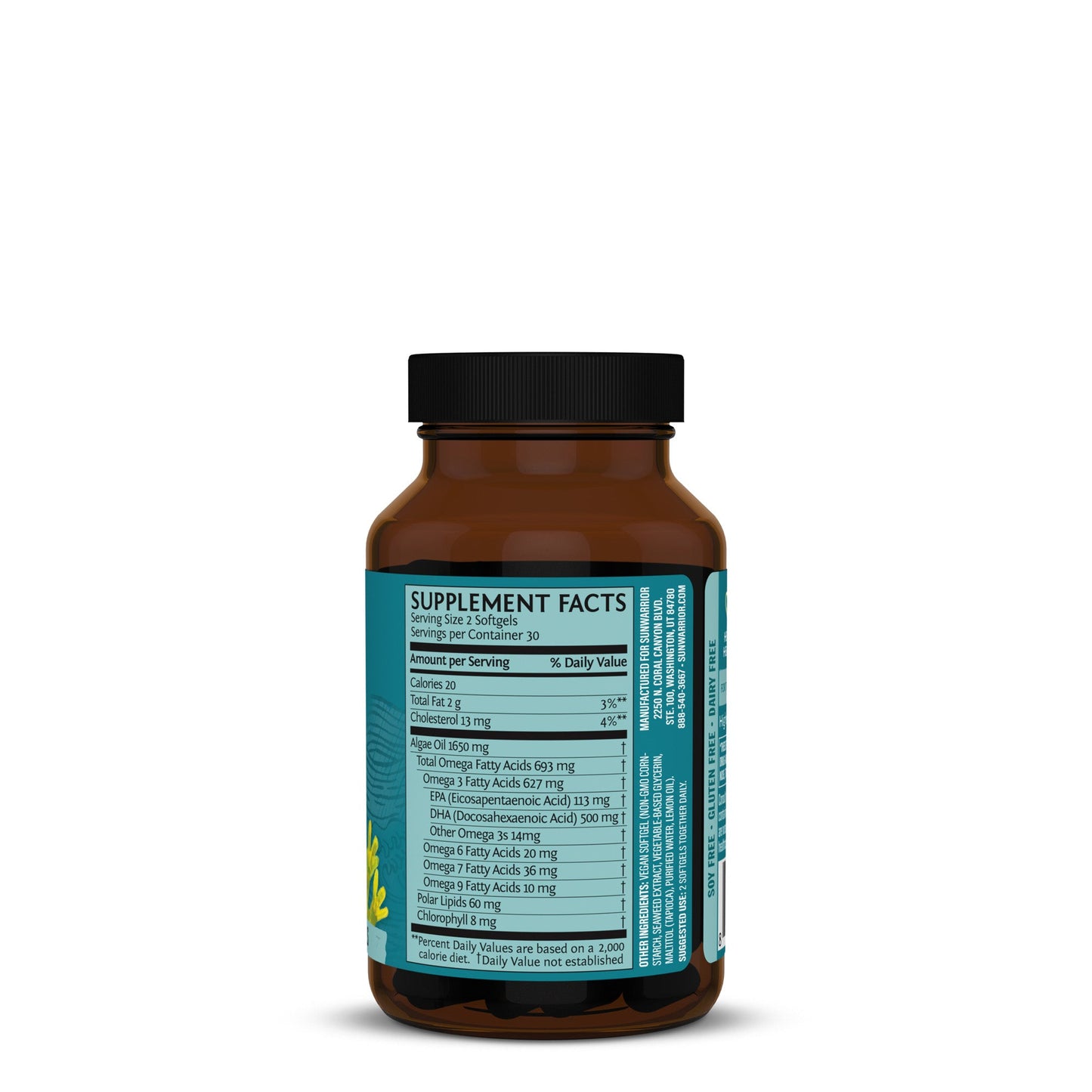 Premium Omega-3 | Vegan DHA & EPA - SUNWARRIOR