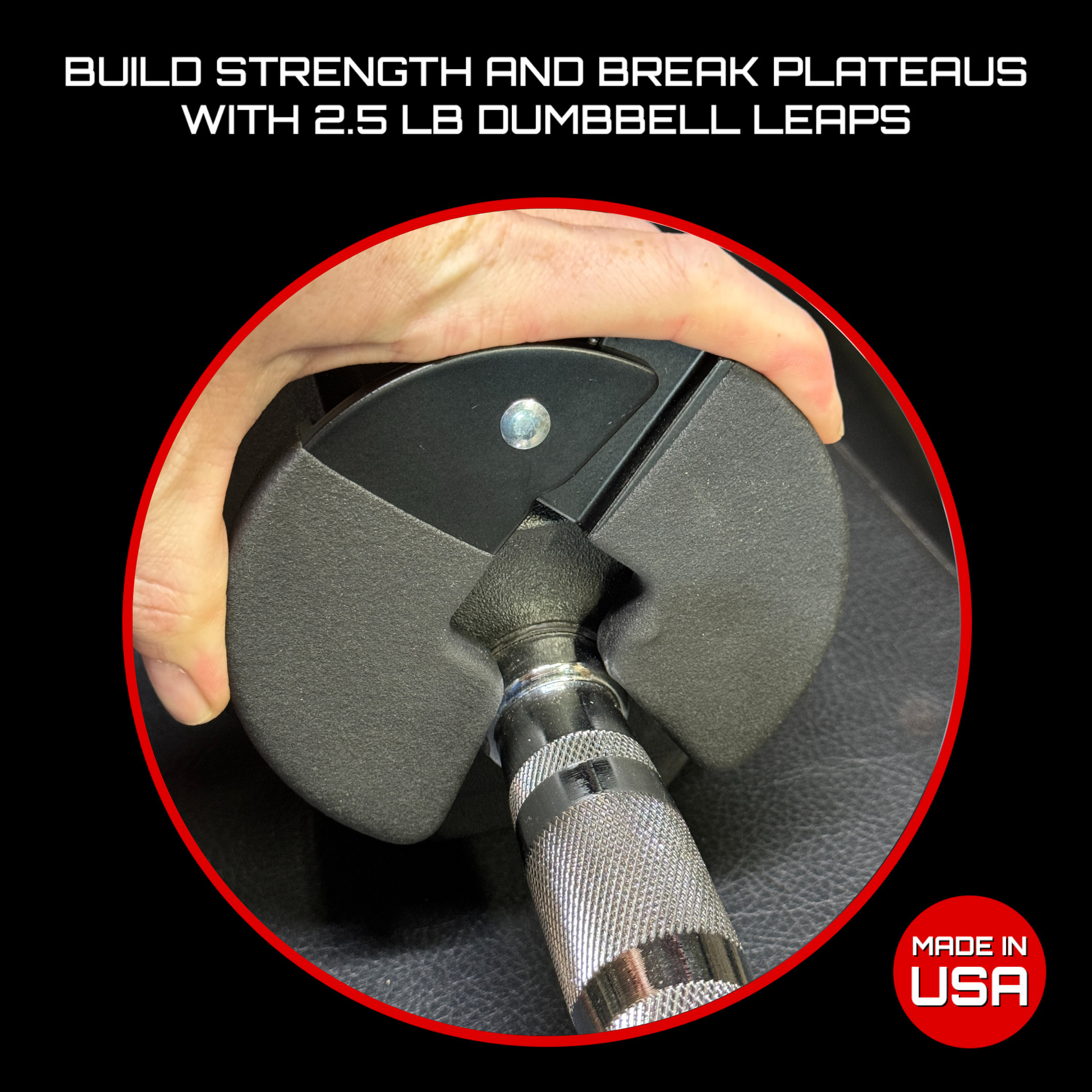 Micro Gainz PVC Dip Coated 1.25LB Dumbbell Fractional Weight Plates - The Track and Field Store