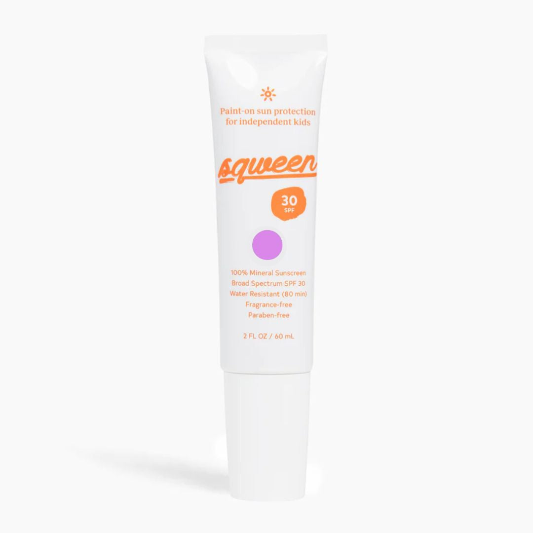 Paint-on sun protection for independent kids - Squeen - The Track and Field Store