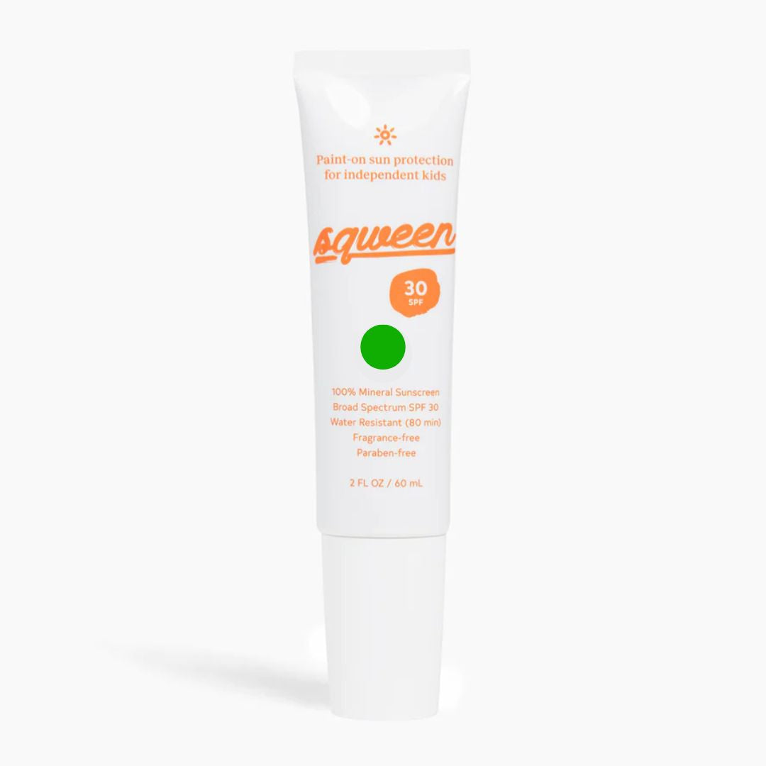 Paint-on sun protection for independent kids - Squeen - The Track and Field Store