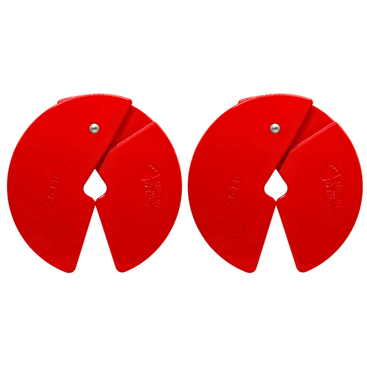 Micro Gainz Red 2.5LB Dumbbell Fractional Weight Plates - The Track and Field Store