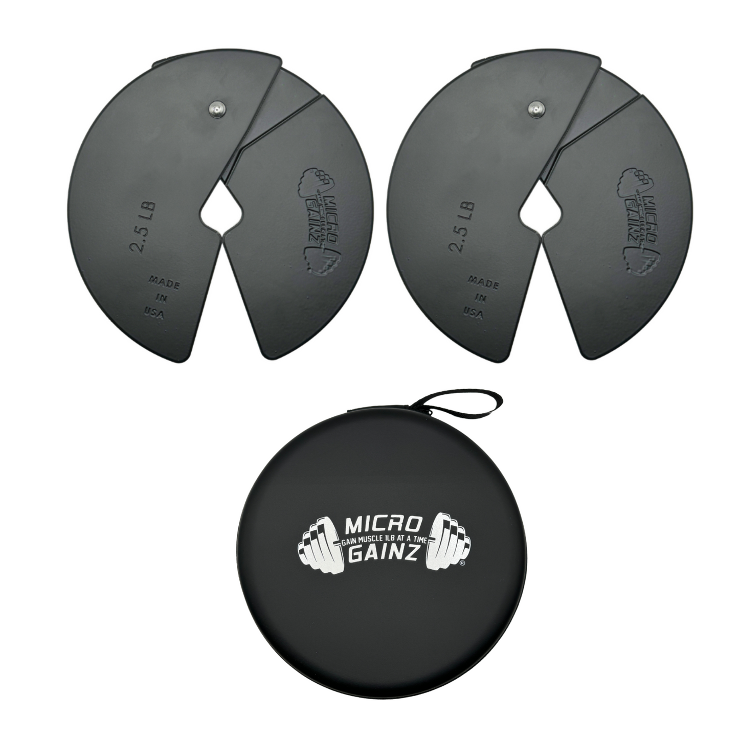 Micro Gainz 2.5LB Dumbbell Fractional Weight Plates - The Track and Field Store