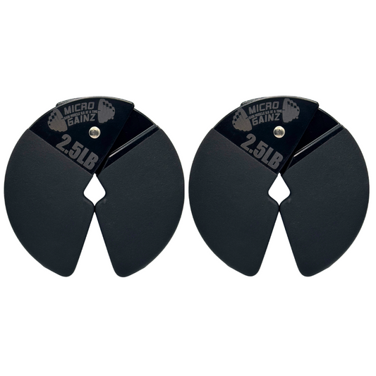 Micro Gainz PVC Dip Coated 2.5LB Dumbbell Fractional Weight Plates - The Track and Field Store