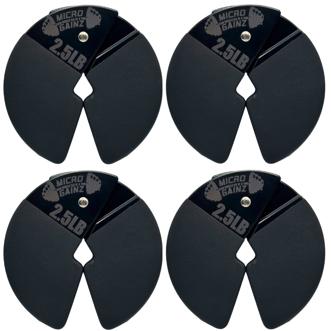 Micro Gainz PVC Dip Coated 2.5LB Dumbbell Fractional Weight Plates - The Track and Field Store