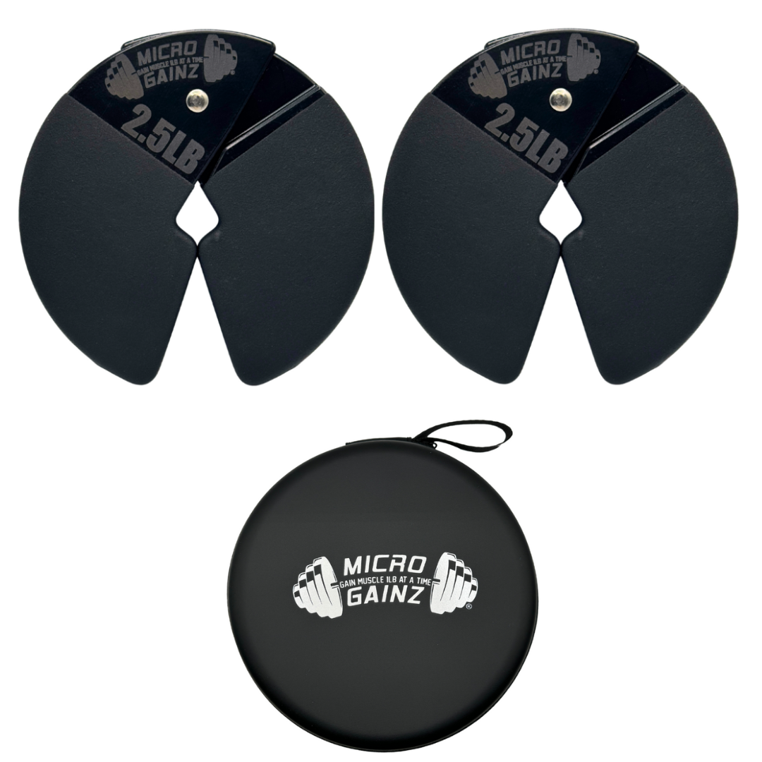 Micro Gainz PVC Dip Coated 2.5LB Dumbbell Fractional Weight Plates - The Track and Field Store