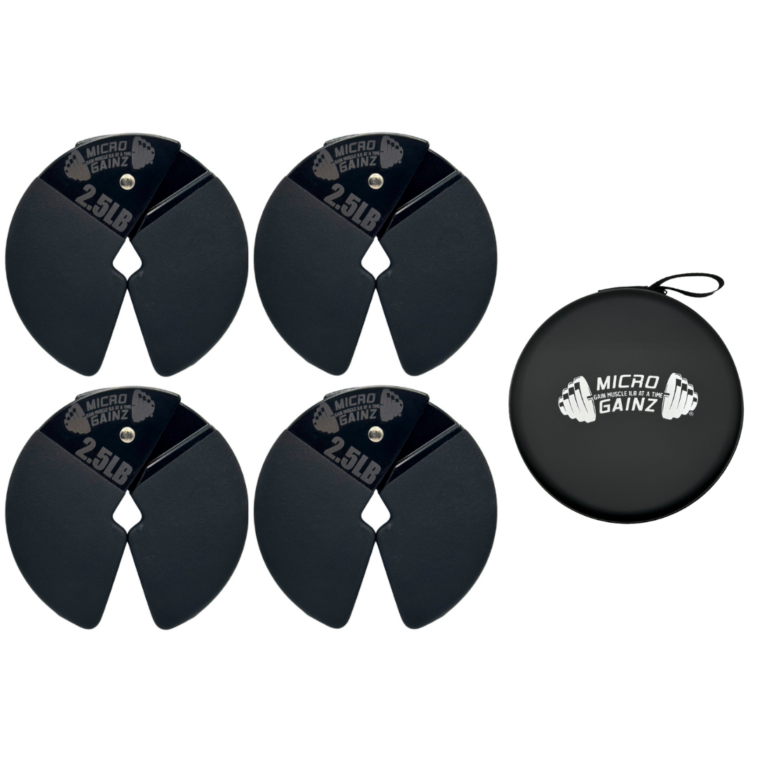 Micro Gainz PVC Dip Coated 2.5LB Dumbbell Fractional Weight Plates - The Track and Field Store