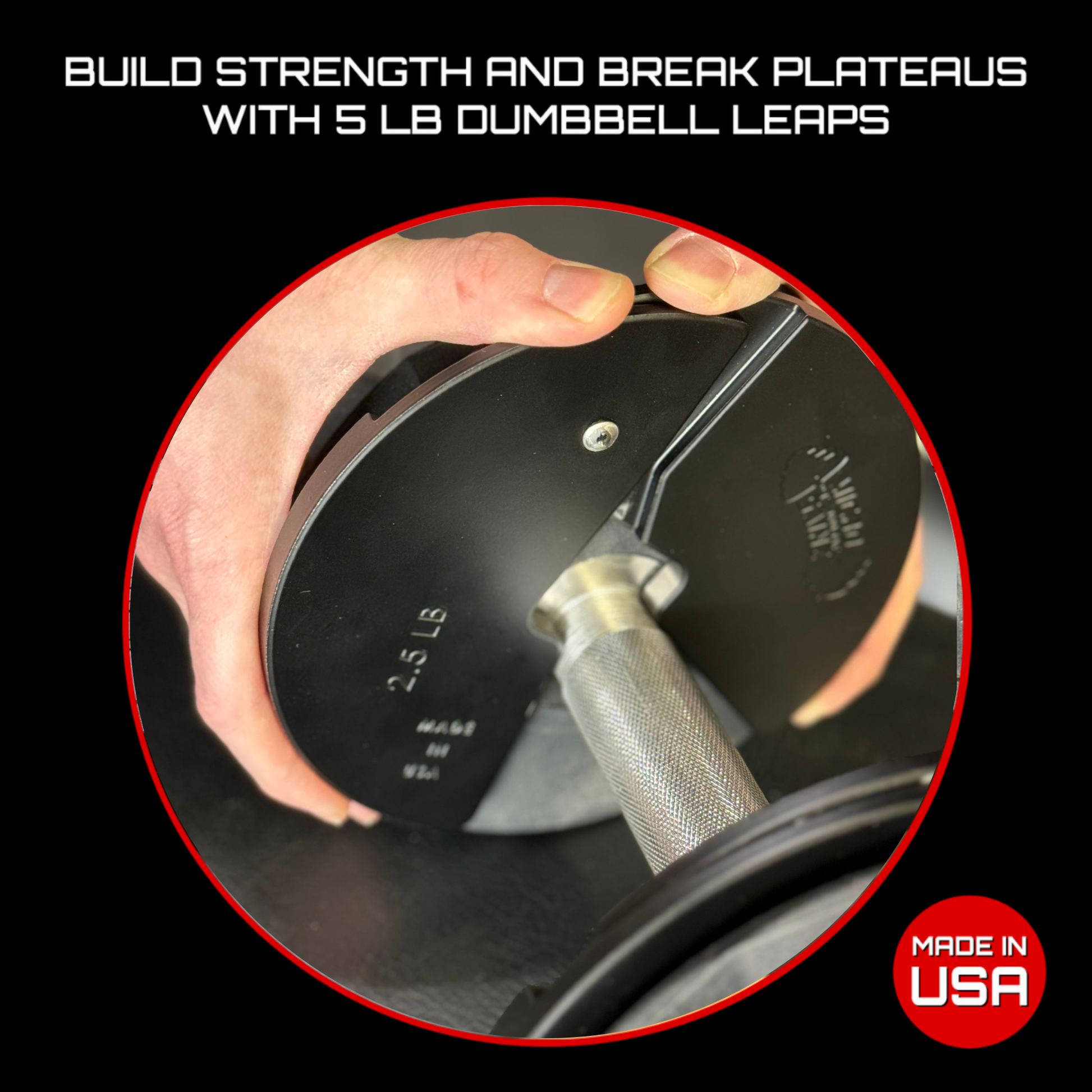 Micro Gainz 2.5LB Dumbbell Fractional Weight Plates - The Track and Field Store