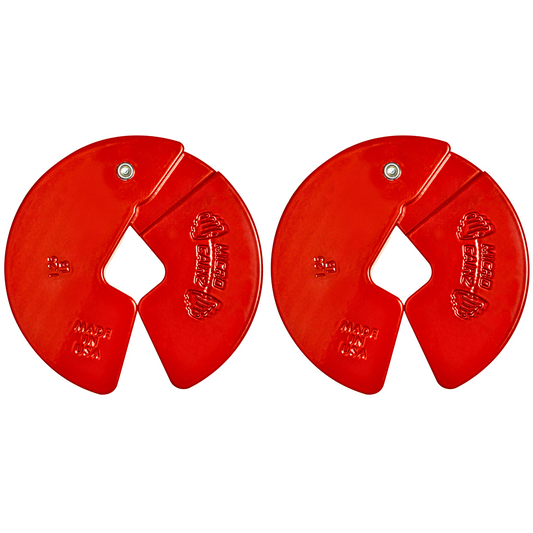 Red 1.25LB Dumbbell Fractional Weight Plates - Micro Gainz - The Track and Field Store