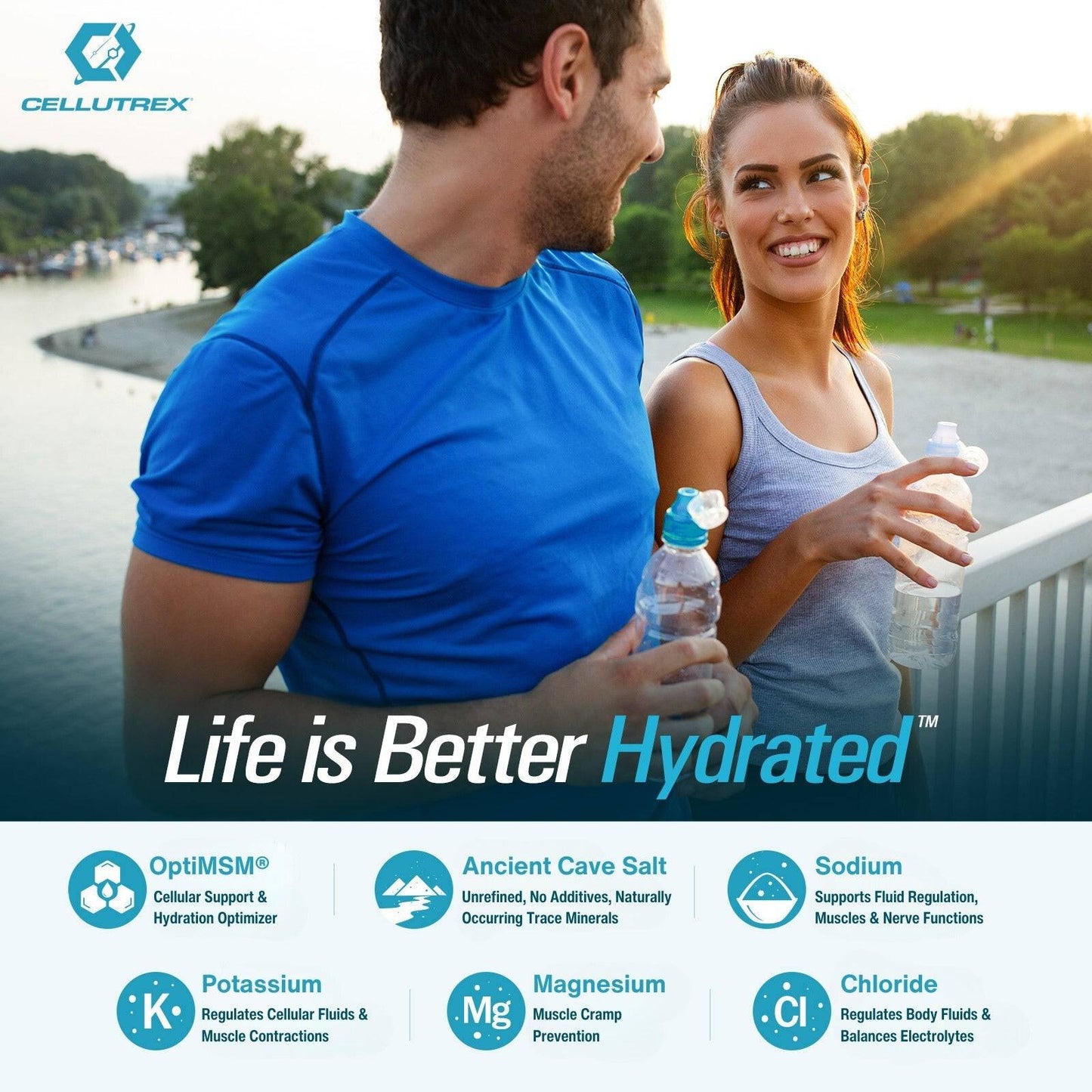 H2O ELECTROLYTES™ - Watermelon | Zero Sugar Electrolyte Powder - The Track and Field Store