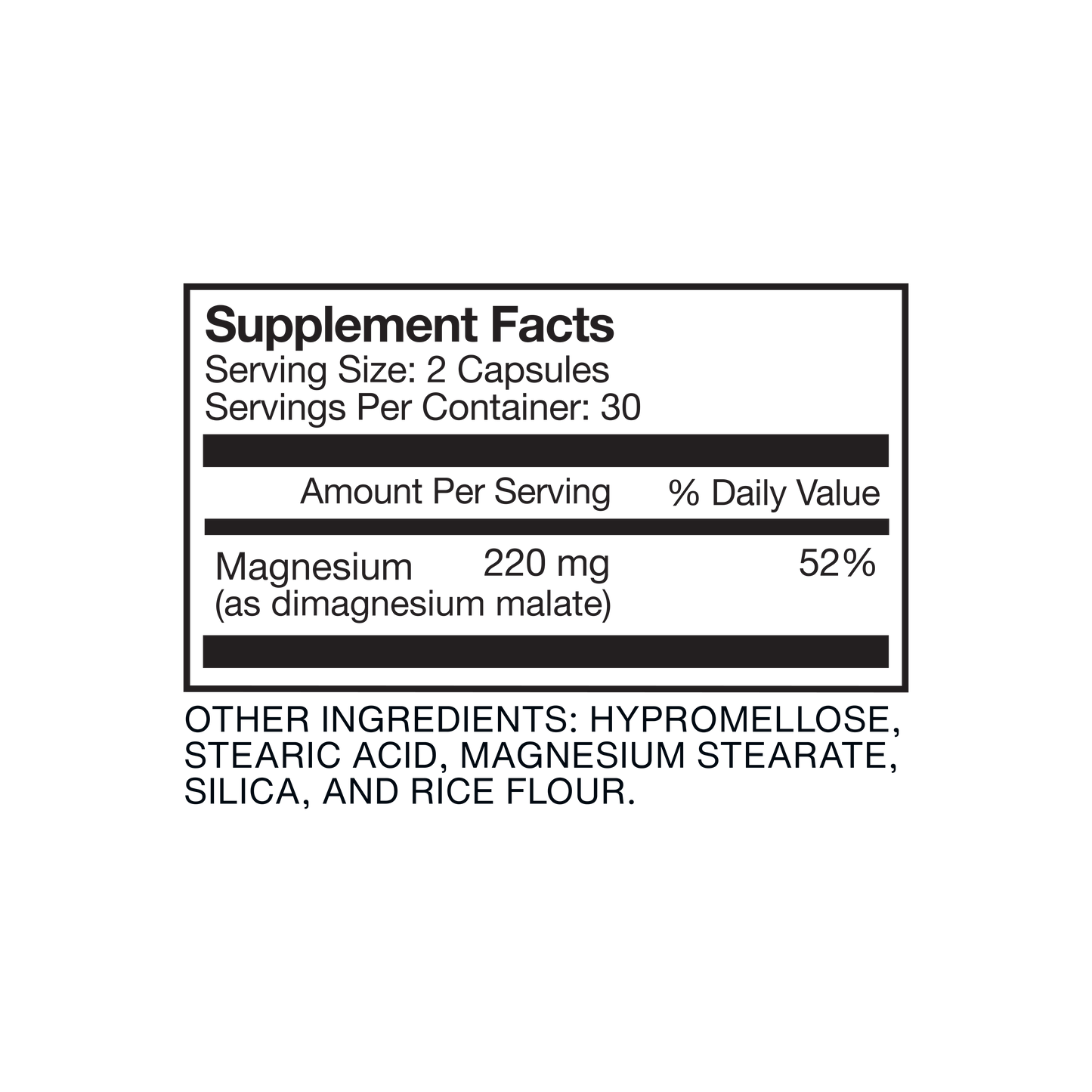 Magnesium Malate - Momentous - The Track and Field Store