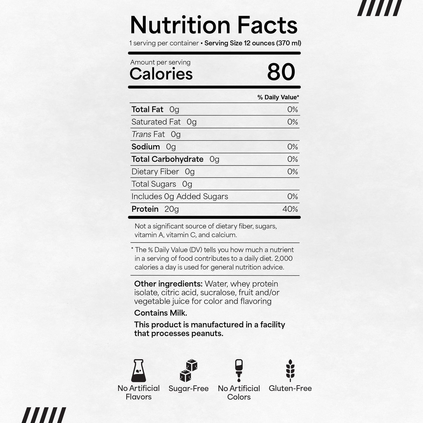 Tropical Crush Protein Water - 12 Pack - Vertical Protein - The Track and Field Store