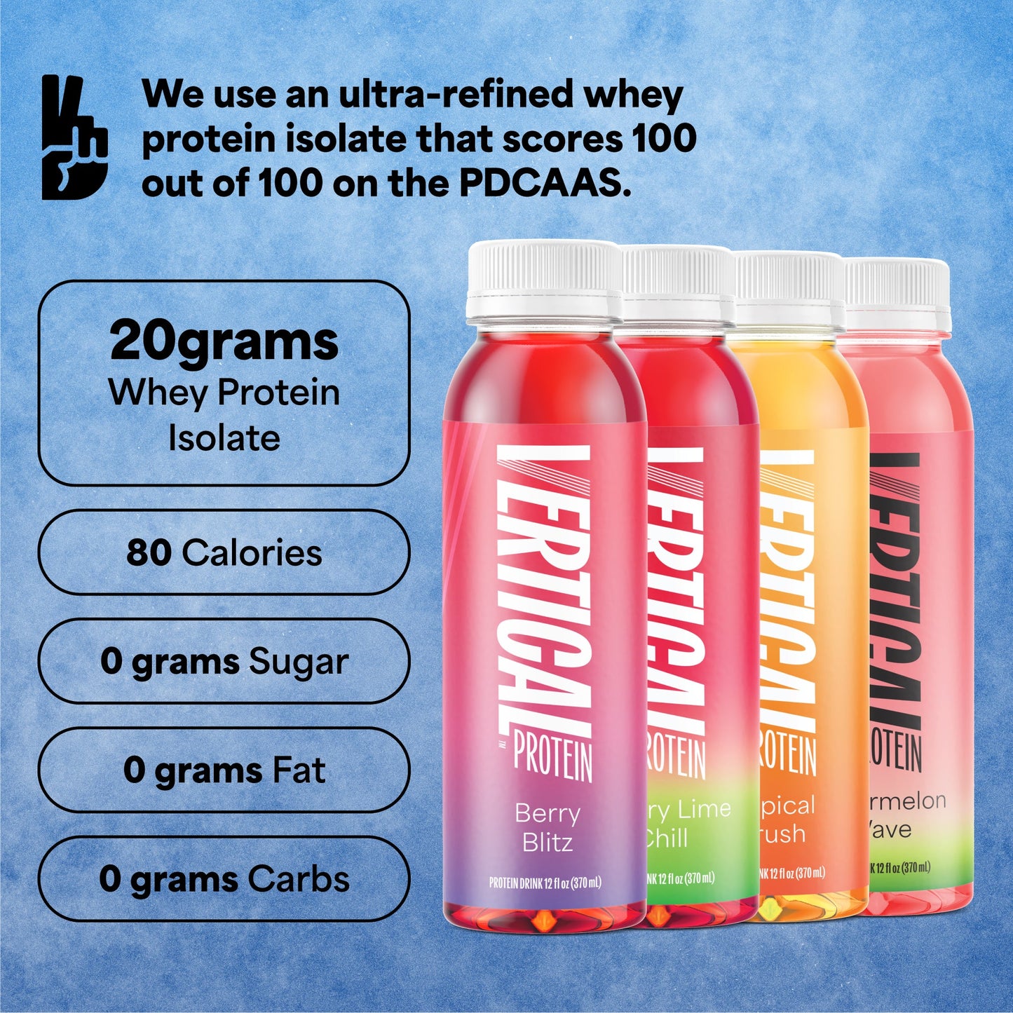 Protein Water Variety Pack - 12 Pack - Vertical Protein - The Track and Field Store