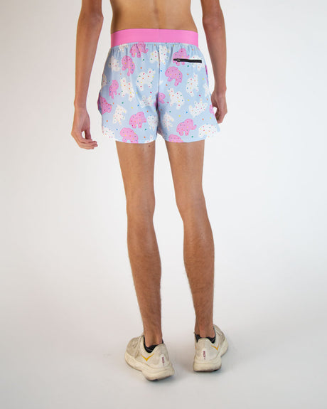 Men's Animal Cookies 4" Half Split Shorts - ChicknLegs Triathlete Store