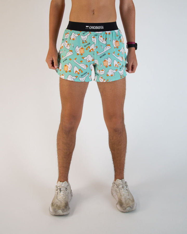 Men's Silly Goose 4" Half Split Shorts - ChicknLegs Triathlete Store