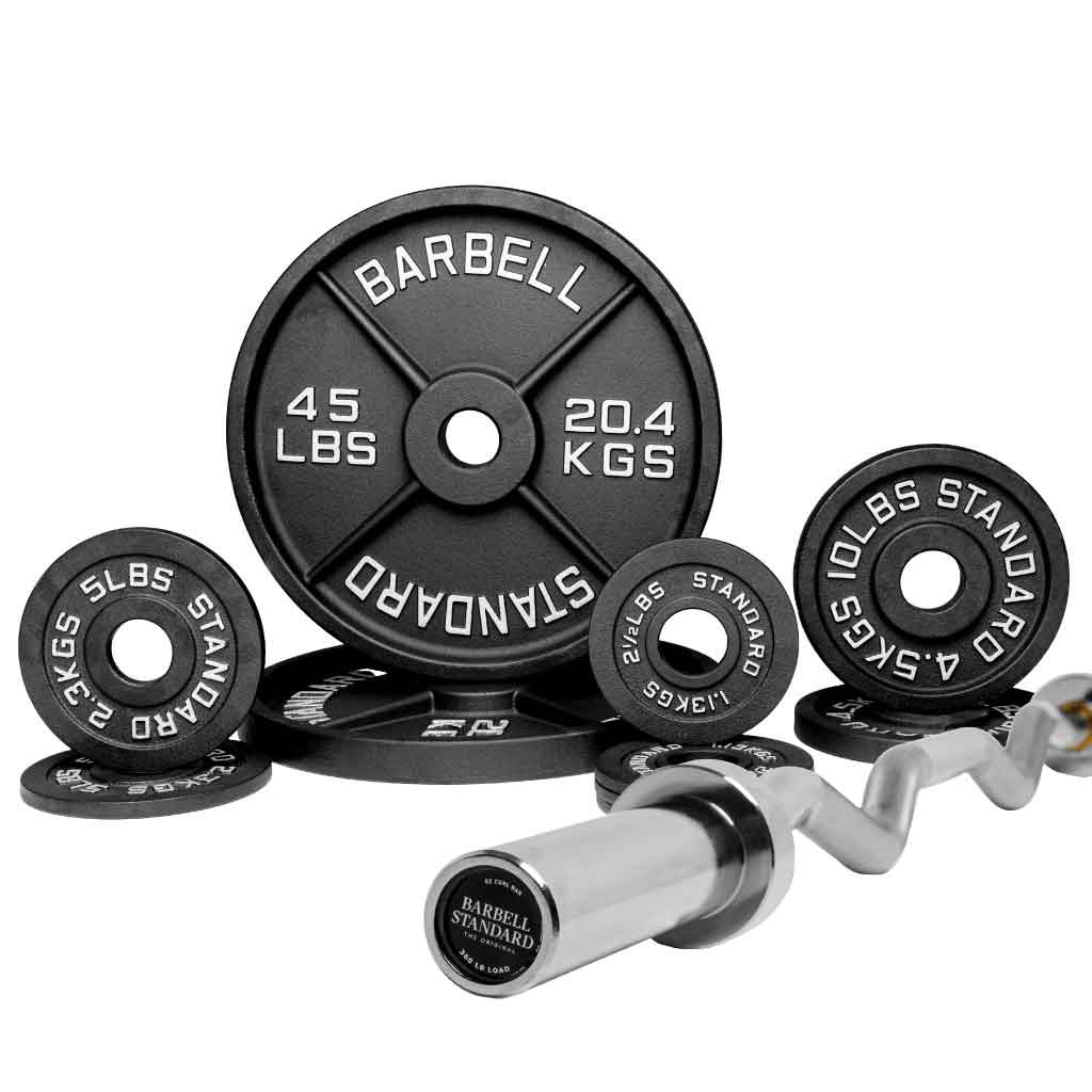 EZ Curl Bar Weight Sets - Barbell Standard
