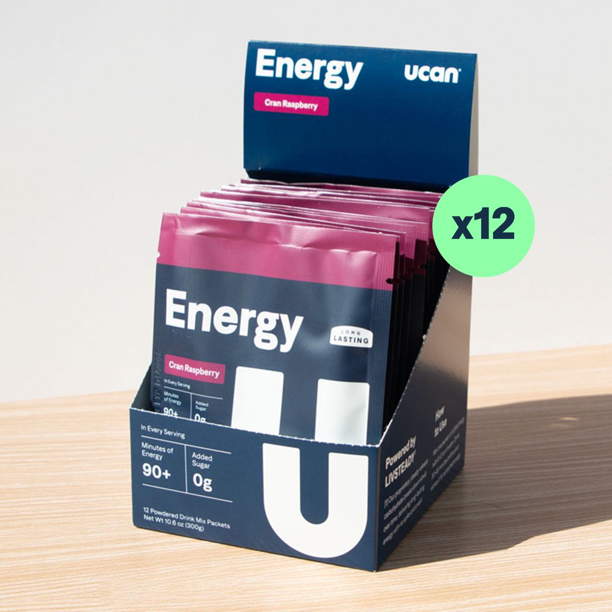 Cran Raspberry Energy Powder Packets - UCAN