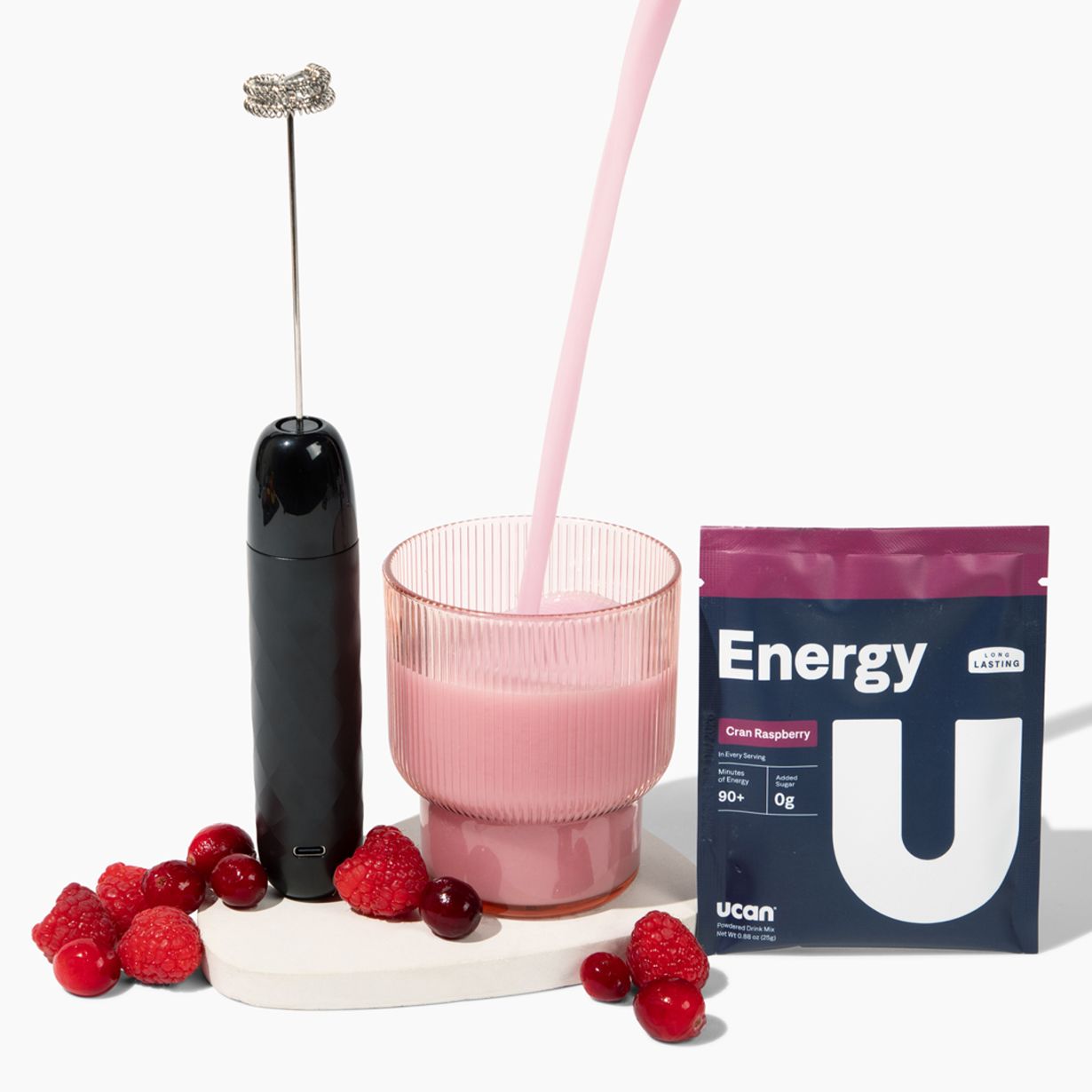 Cran Raspberry Energy Powder Packets - UCAN