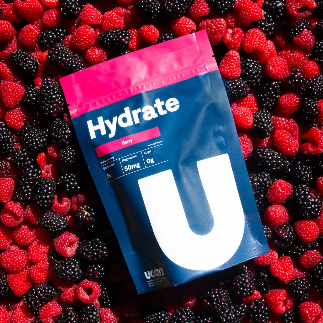 Berry Hydrate Electrolyte Packets - UCAN - The Track and Field Store