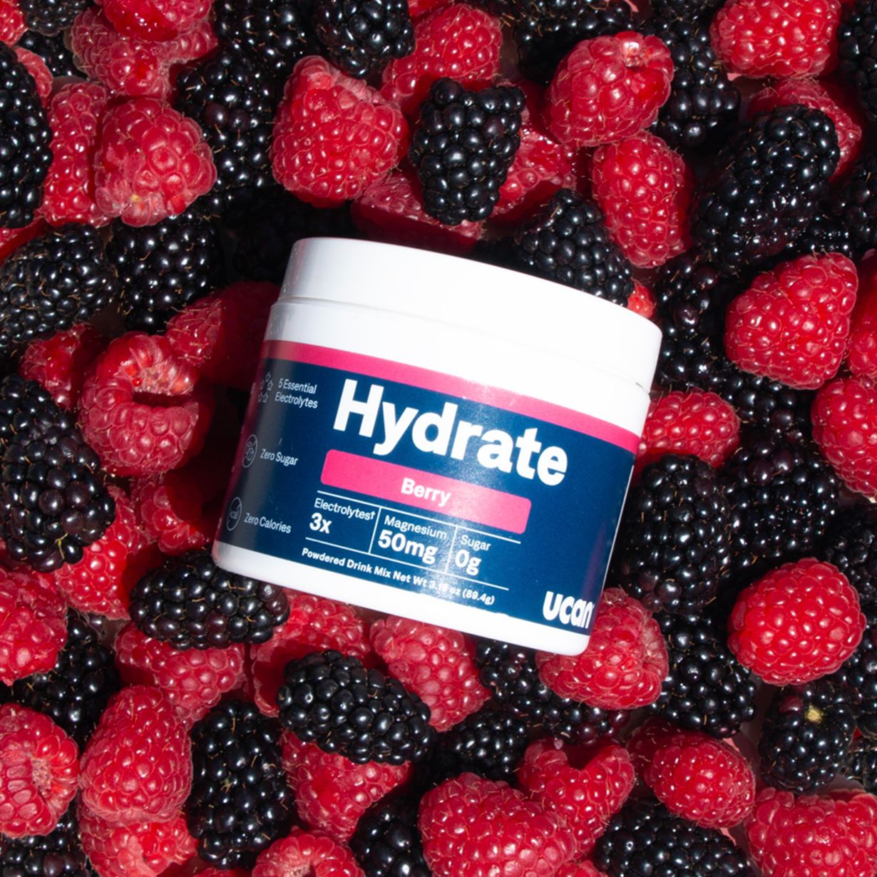 Berry Hydrate Electrolyte Jar - UCAN - The Track and Field Store