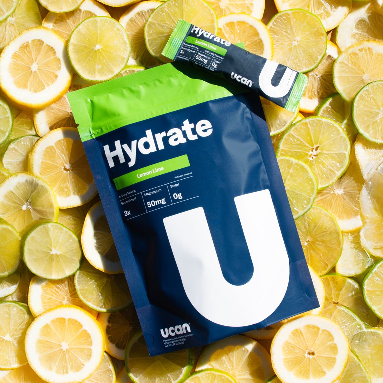 Lemon Lime Hydrate Electrolyte Packets - UCAN