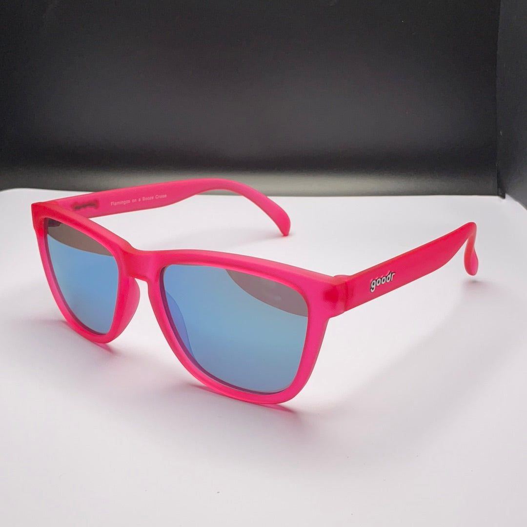 "Flamingos On A Booze Cruise” OG Premium Sunglasses - goodr