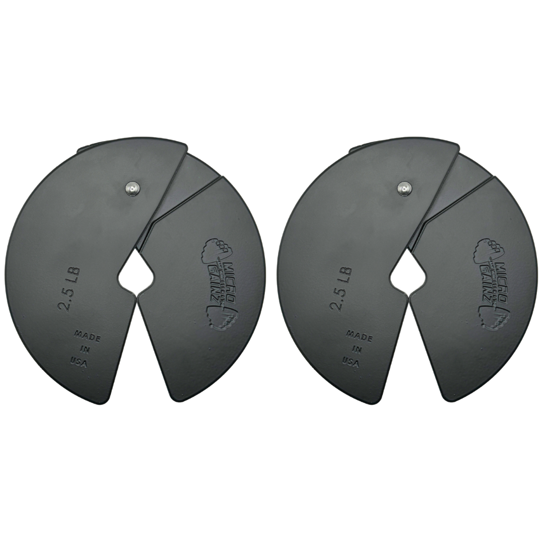 Micro Gainz 2.5LB Dumbbell Fractional Weight Plates - The Track and Field Store