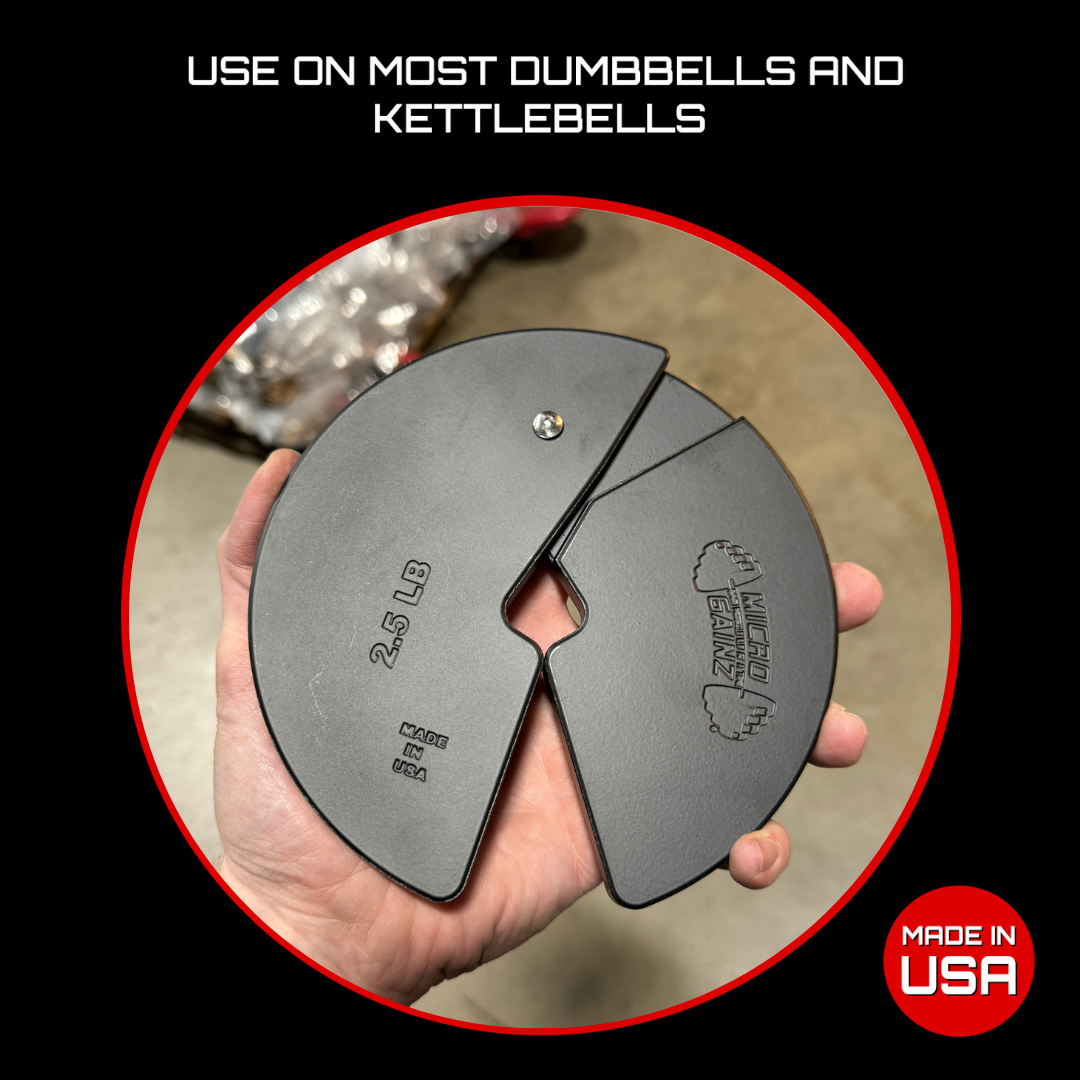 Micro Gainz 2.5LB Dumbbell Fractional Weight Plates - The Track and Field Store