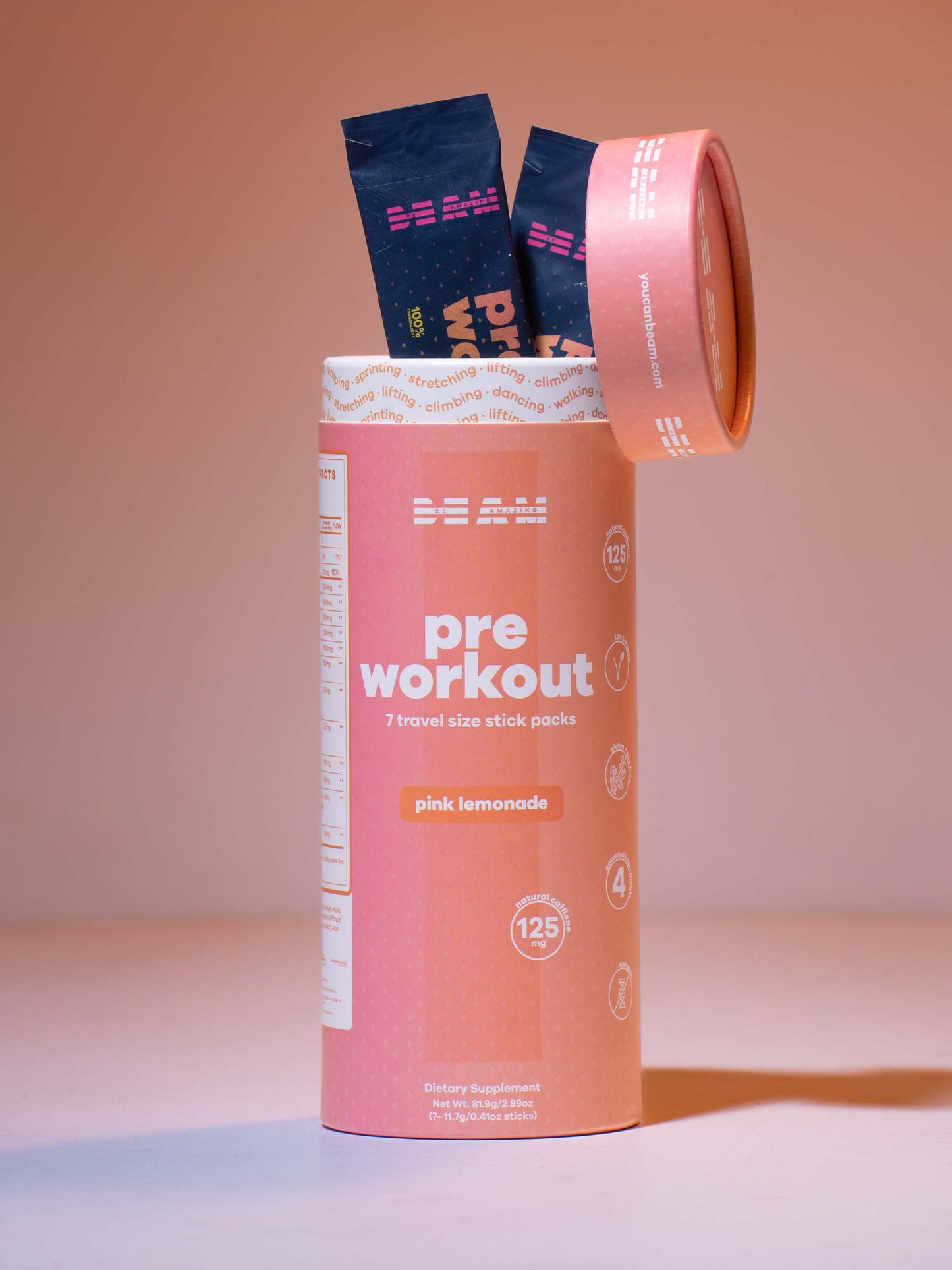 Pre Workout Travel Sticks - Beam