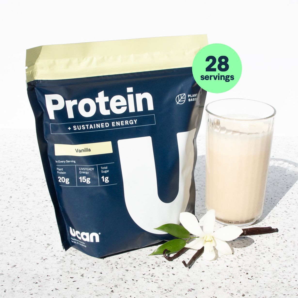 Vanilla Protein + Energy Powder - UCAN - The Track and Field Store