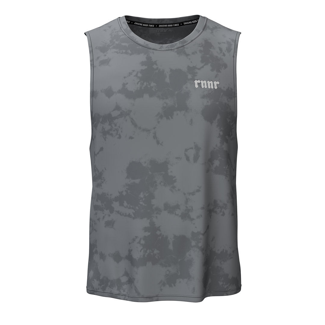 Men's Muscle Tee- Smoked Pearl - RNNR - The Track and Field Store
