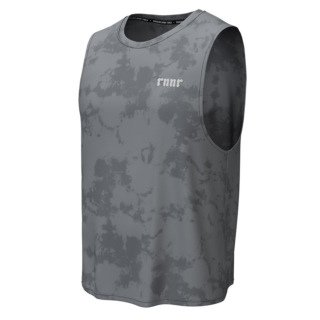 Men's Muscle Tee- Smoked Pearl - RNNR - The Track and Field Store