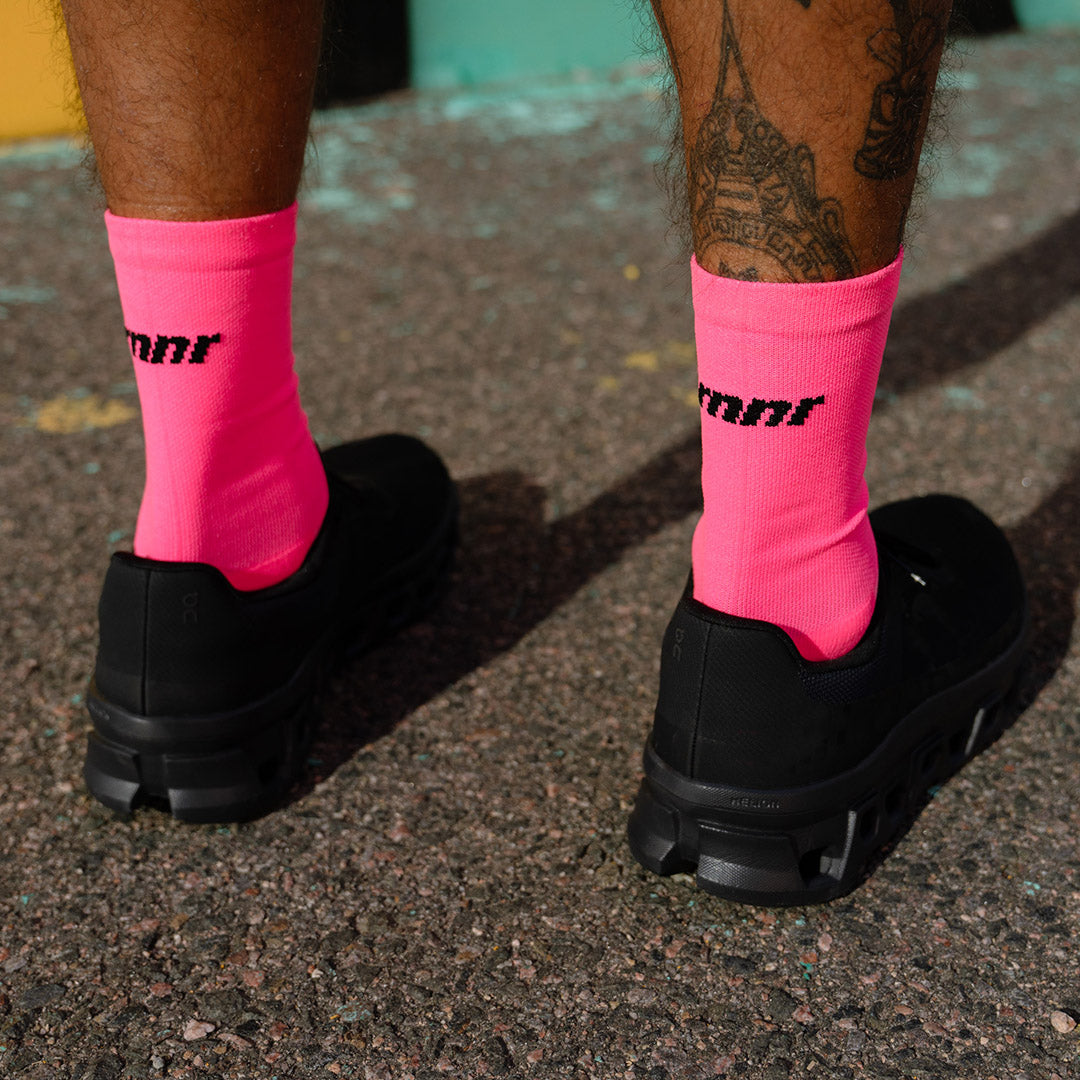 Marathon Crew Sock- Basic Pink