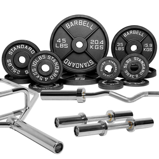 Specialty Bar & Weight Set Bundle Builder - Barbell Standard