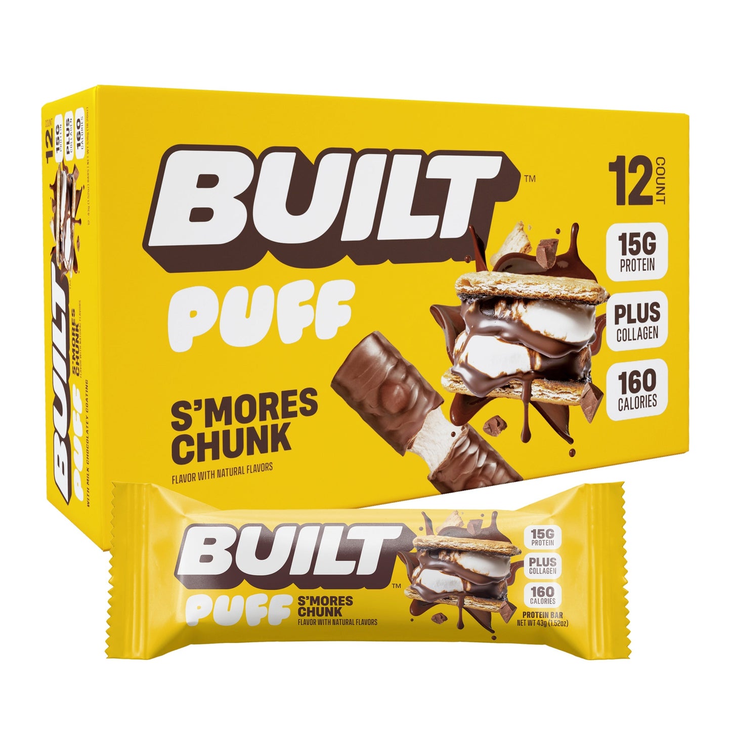 S'mores Chunk Puff - BUILT BUILT