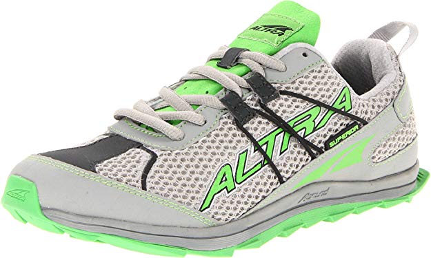 Altra Women's Superior Running Shoe, Light Grey/Green Sizes 7, 10 Triathlete Store