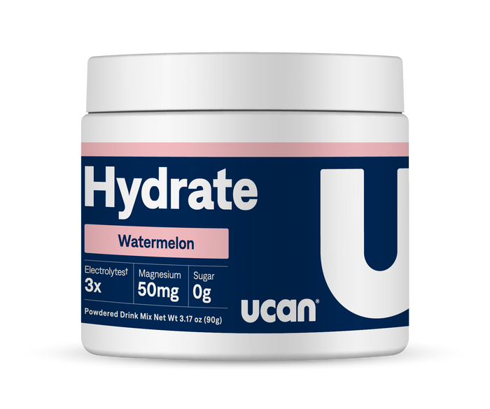 Watermelon Hydrate Electrolyte Jar - UCAN - The Track and Field Store