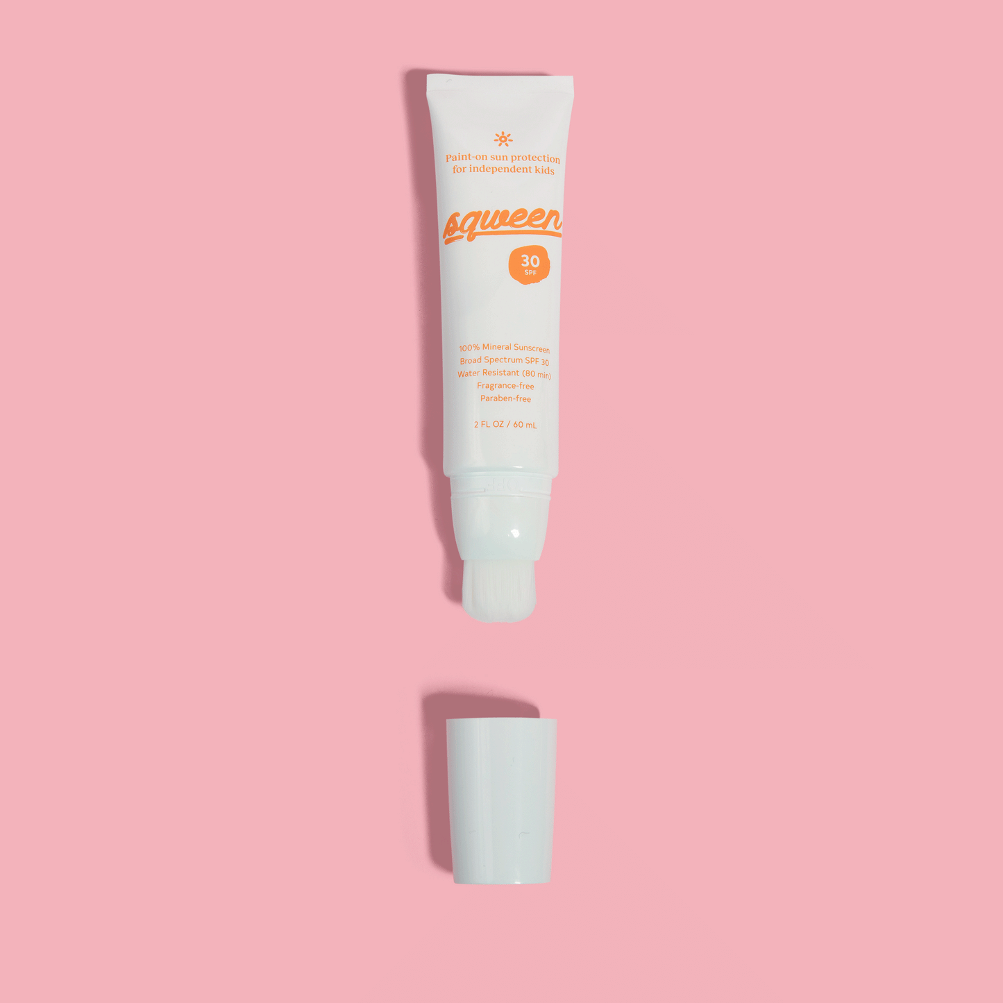 Paint-on sun protection for independent kids - Squeen - The Track and Field Store