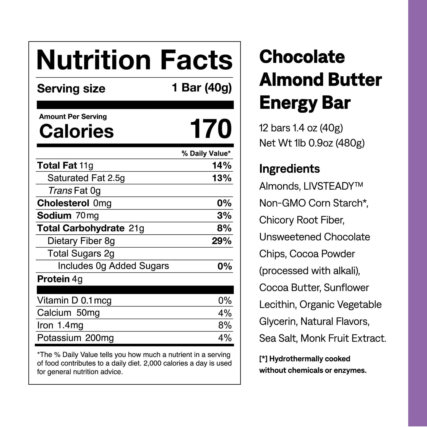 Chocolate Almond Butter Energy Bar - UCAN