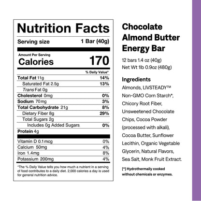 Chocolate Almond Butter Energy Bar - UCAN