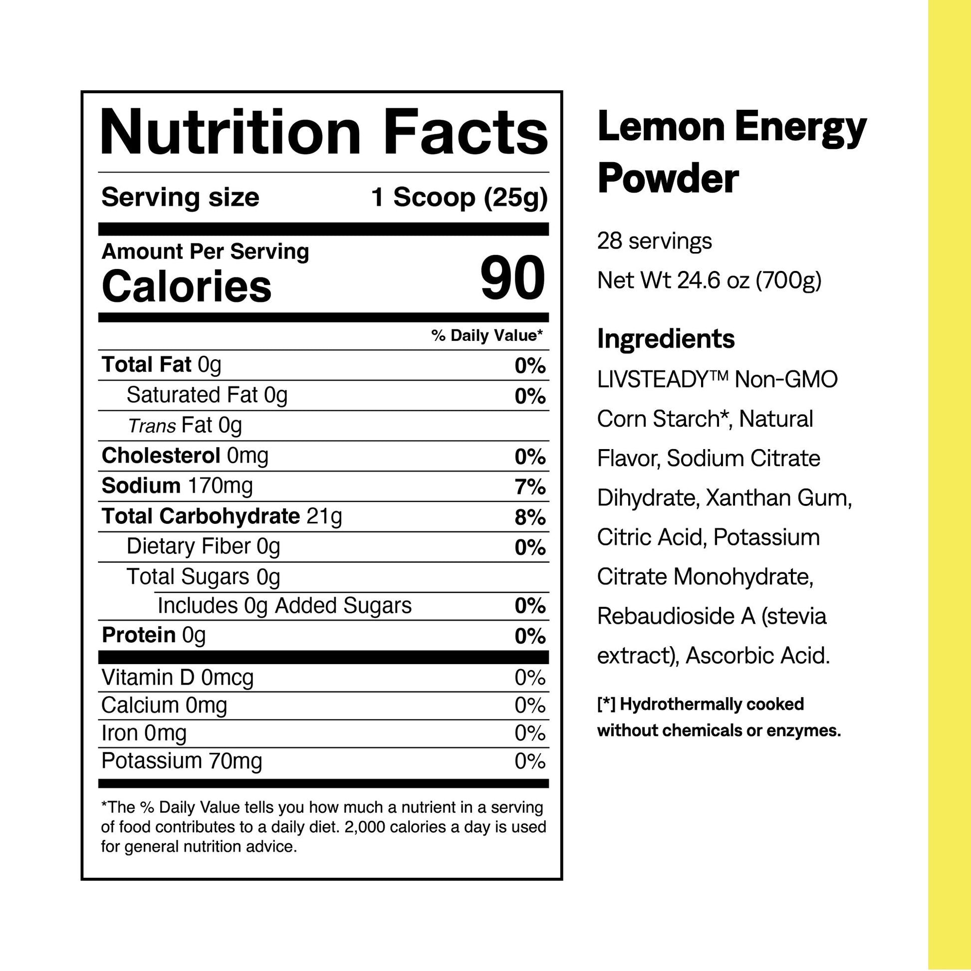 Lemon Energy Powder - UCAN - The Track and Field Store