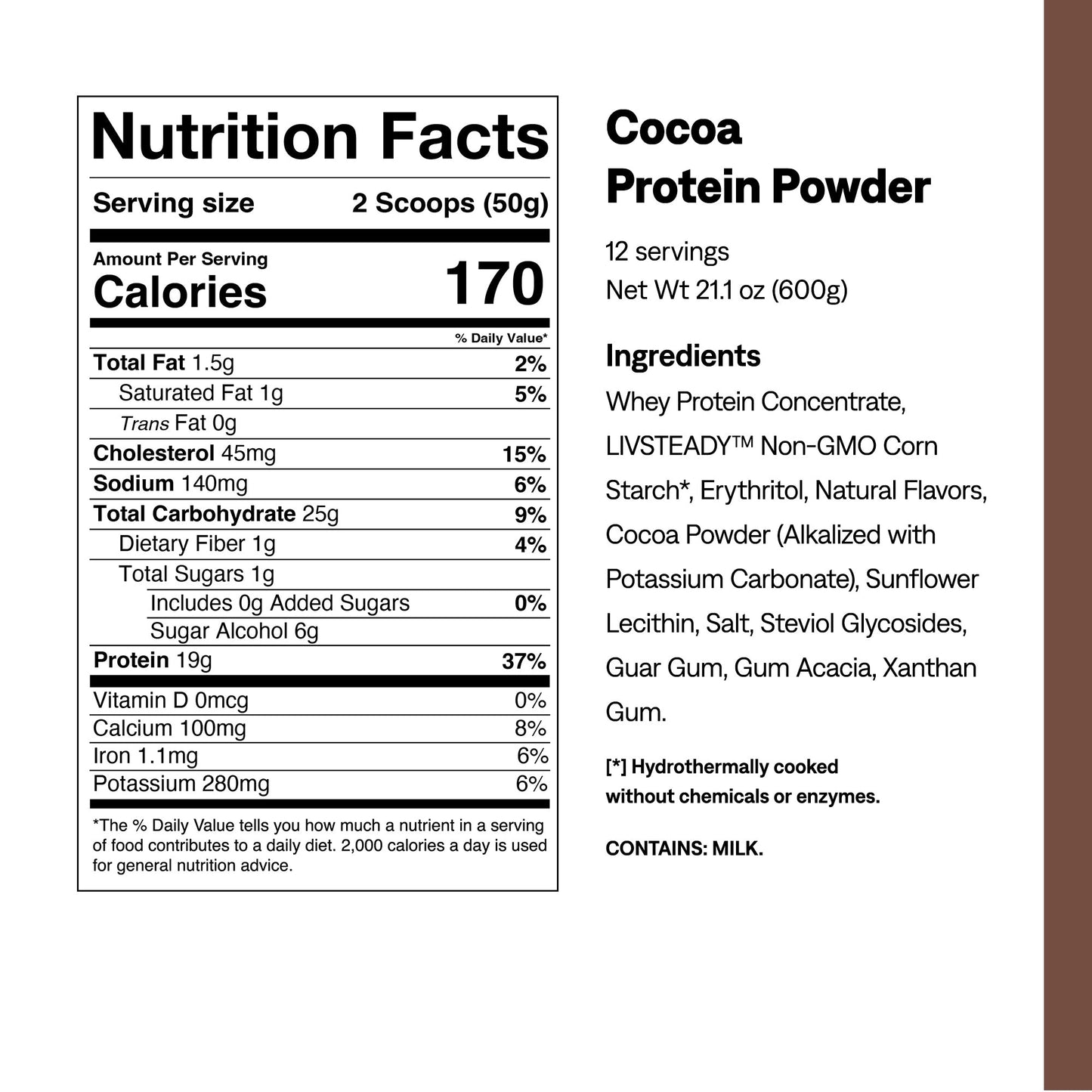 Cocoa Protein + Energy Powder - UCAN - The Track and Field Store