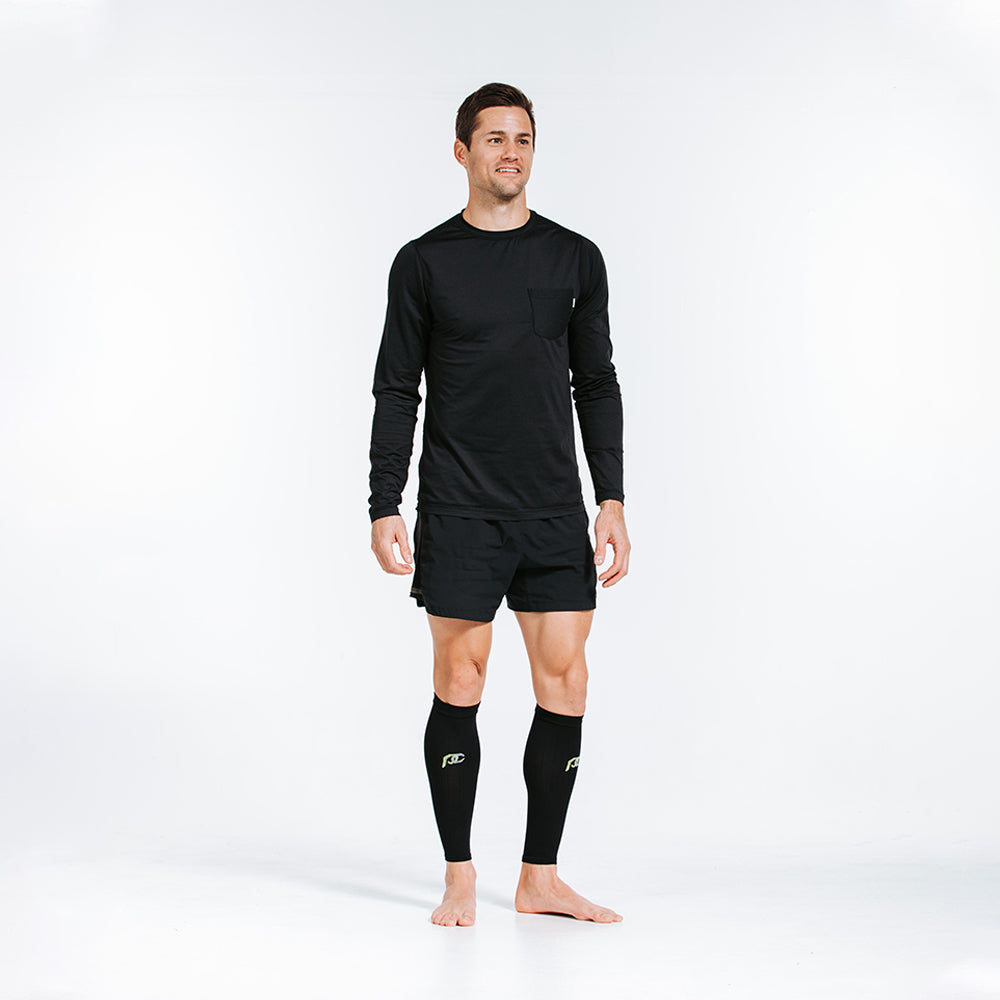 Calf Sleeves, Black - ProCompression - The Track and Field Store