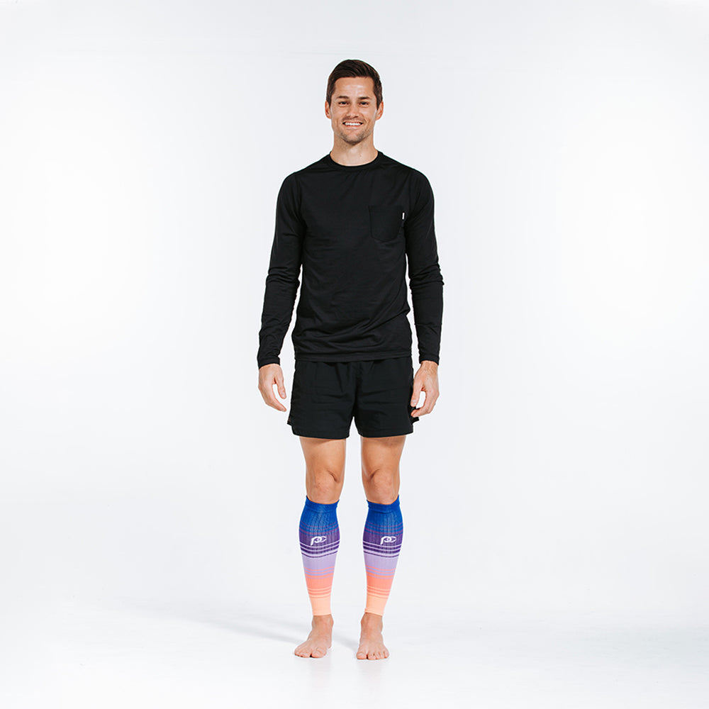 Calf Sleeves, Florida Skies - ProCompression - The Track and Field Store